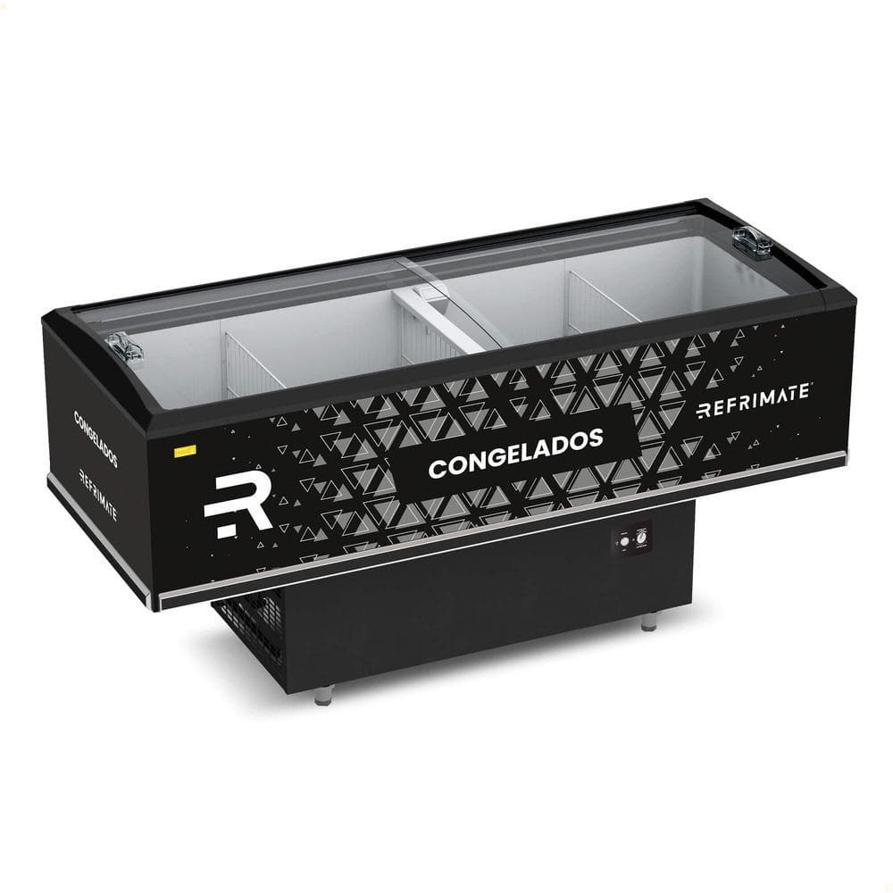 Ilha Expositora Refrimate Vanguard Top 2000 Com Iluminação LED 520 Litros EIVT2000 220V