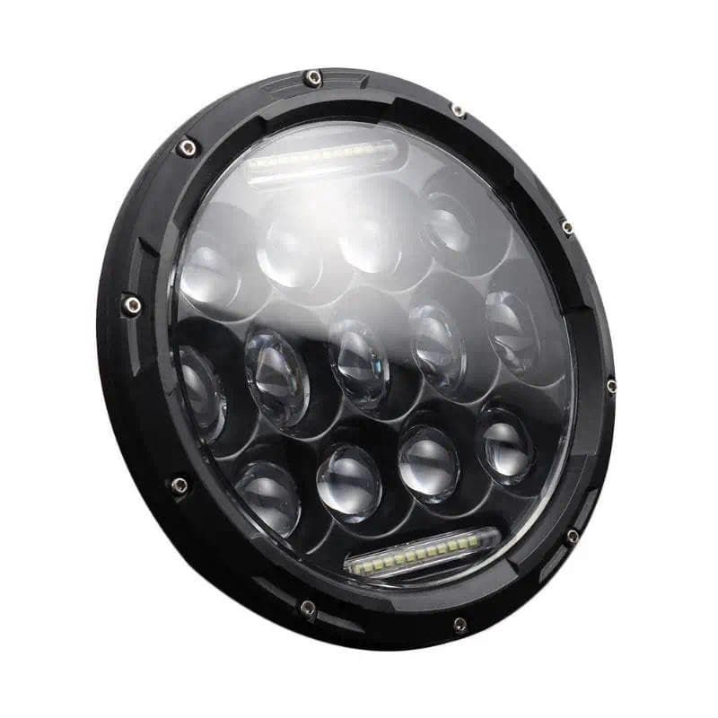 Farol LED Durável Multifuncional De 7 Polegadas Redondo 140W Com Feixe Alto/Baixo DRL Para Jeep Wrangler JK TJ LJauto Pe
