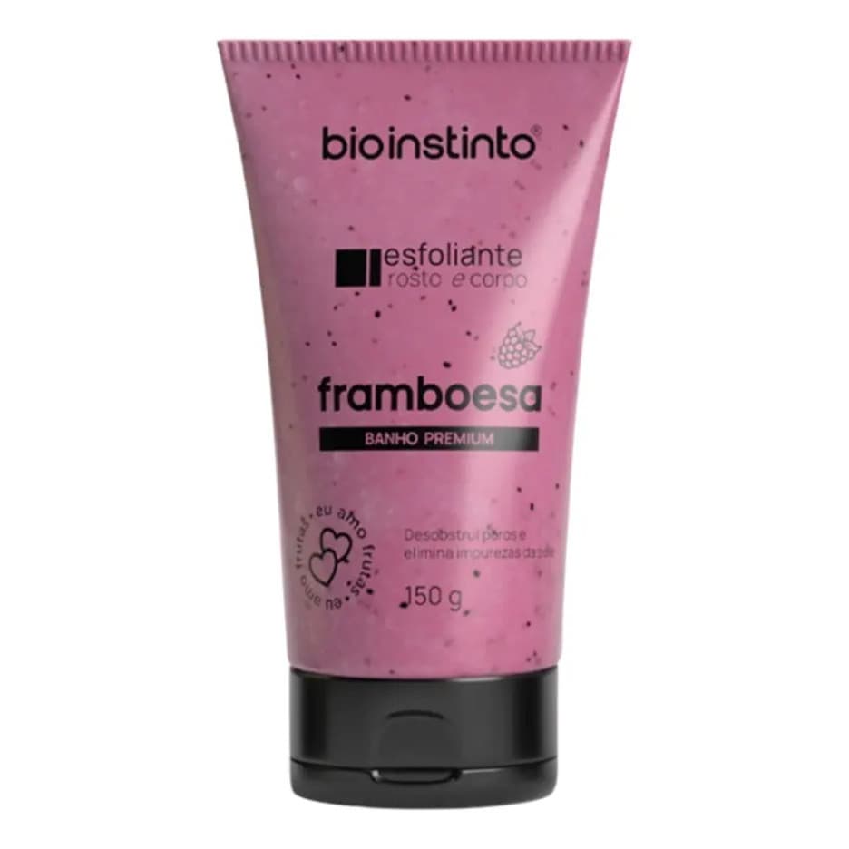 Esfoliante Corpo Framboesa Bio Instinto Banho Premium 180g