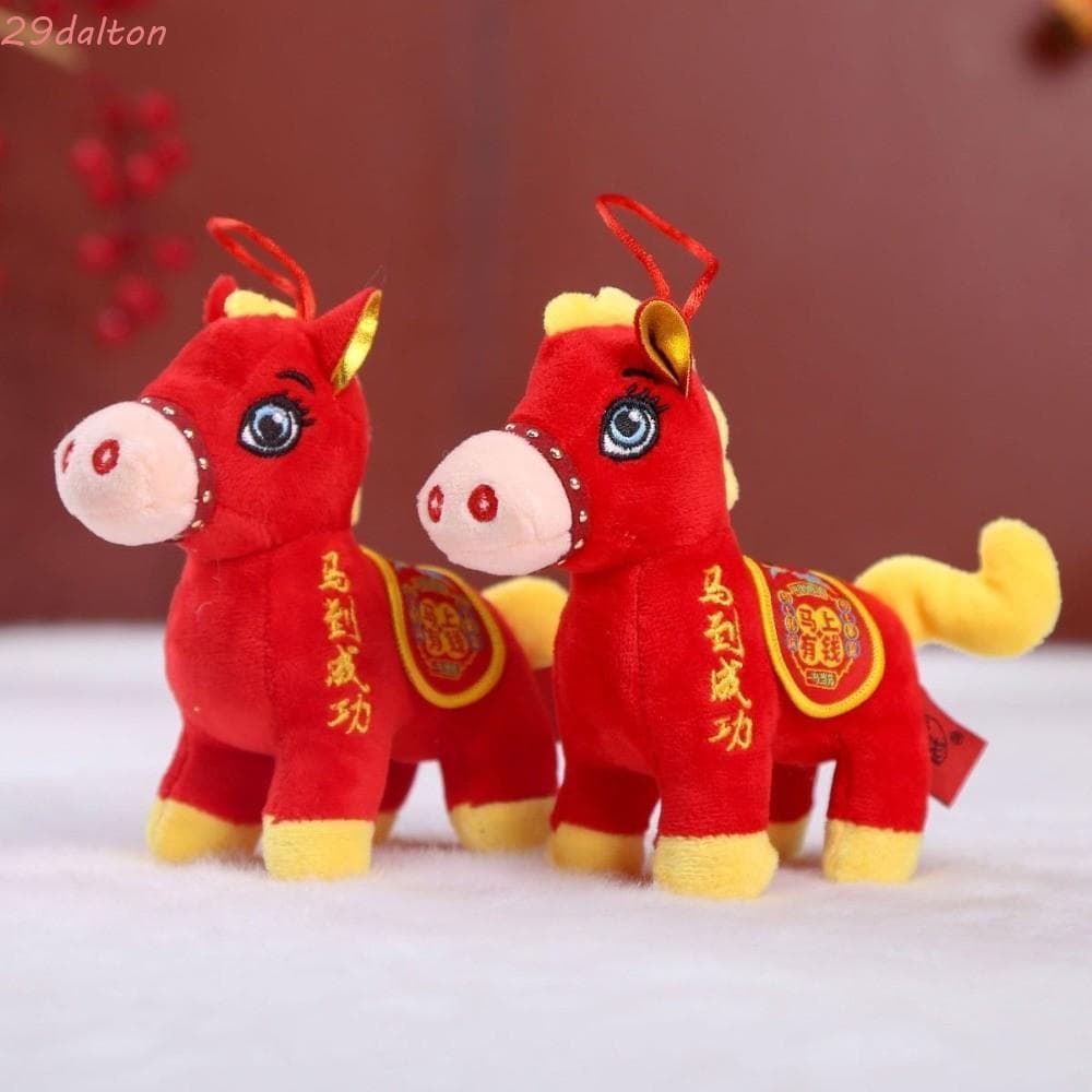 Brinquedo de Pelúcia Cavalo DALTON, Mascote Fofo de Algodão PP, Boneca Confortável Estilo Cartoon Dec 9WZ0
