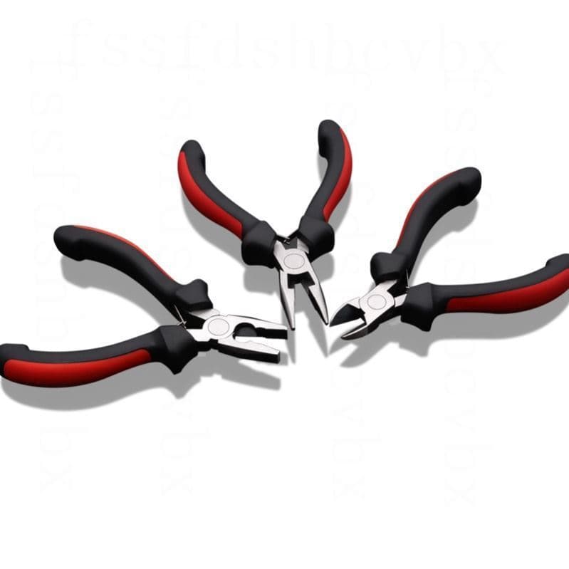 Alicate pequeno 10cm tamanho pequeno conjunto de nariz pontiagudo Mini portátil 2 multifuncional 8 fio de aço eletricist