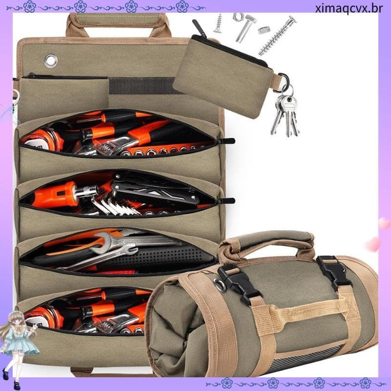 3120 pessoas coleção portátil tipo rolo eletricista Multi-função reparação rolo kit de ferramentas ferramenta de ferrage