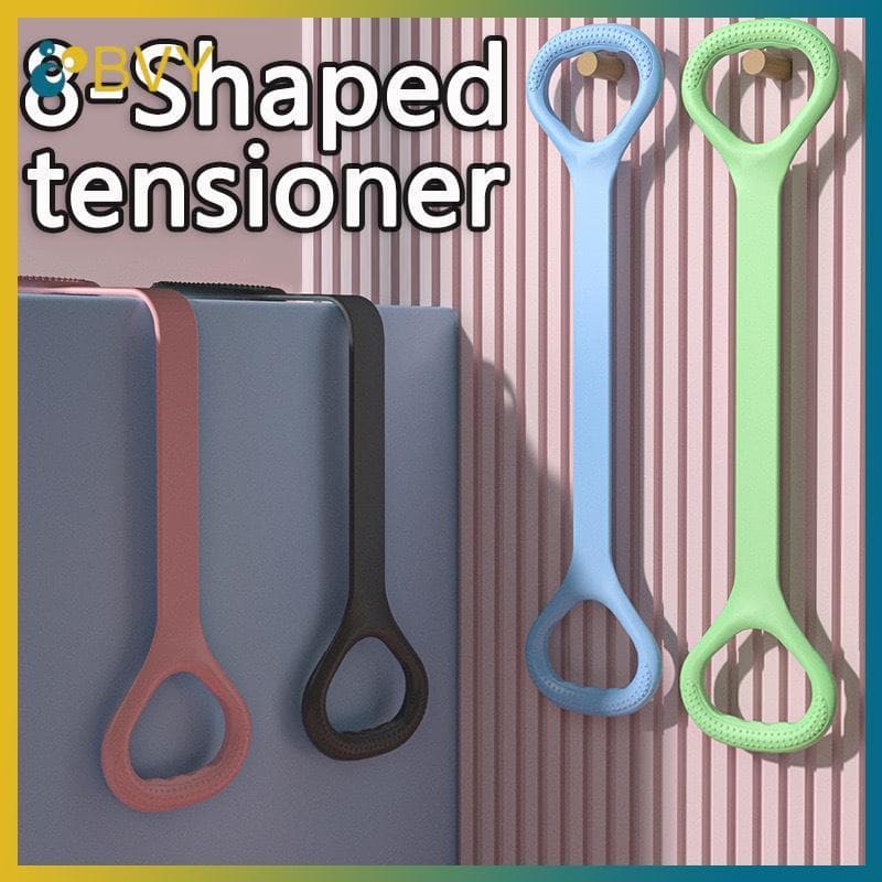 BVY Yoga Fitness Corda Elástica Faixa De Resistência De Silicone Para Braço Ba Ombro Exercício Ginásio Correias Esportiv
