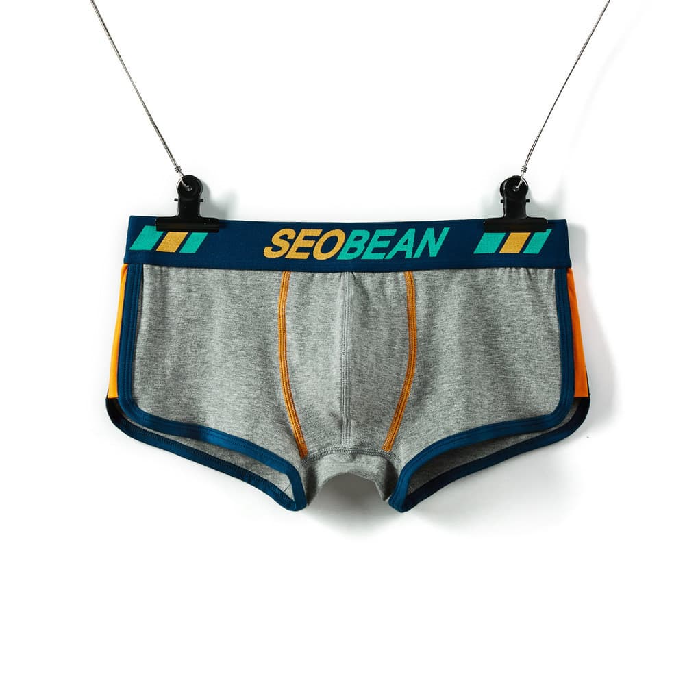 Novas cuecas boxer masculinas novas cuecas boxer confortáveis em U-convexo