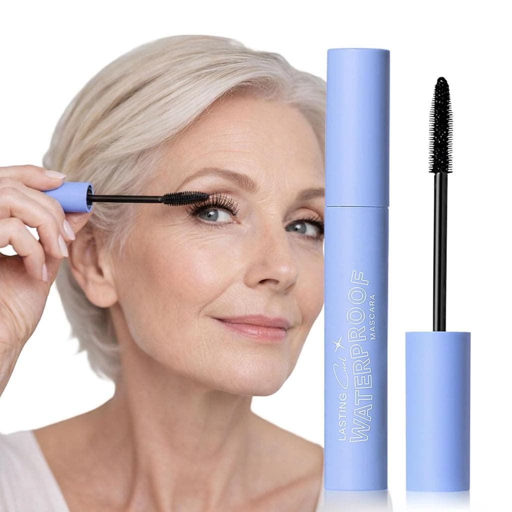 Máscara para Mulheres Acima de 60 Anos, Máscara em Tubo para Cílios Espaçados e Ralos, Máscara Preta Volumizadora e Alon