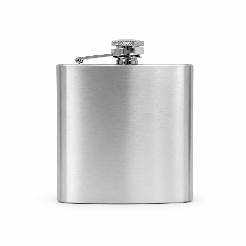 Cantil de Bolso 180ml Em Aço Inox Porta Bebidas Whisky Vodka Rum Ke Home