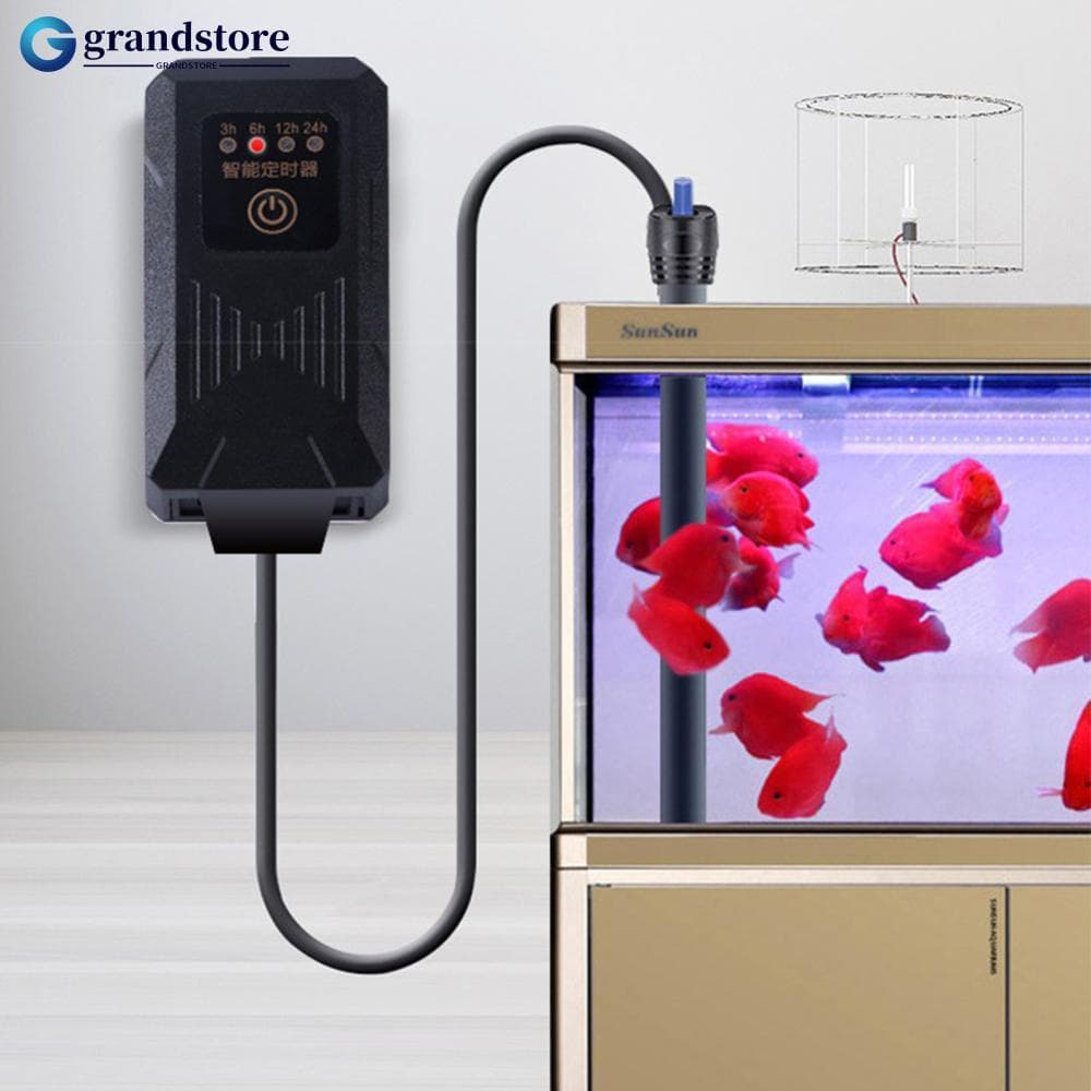 GRANDSTORE Interruptor De Temporizador Inteligente De Ciclo De 24 Horas Para Luz De Aquário Bomba UV Tomada Diária De Ec