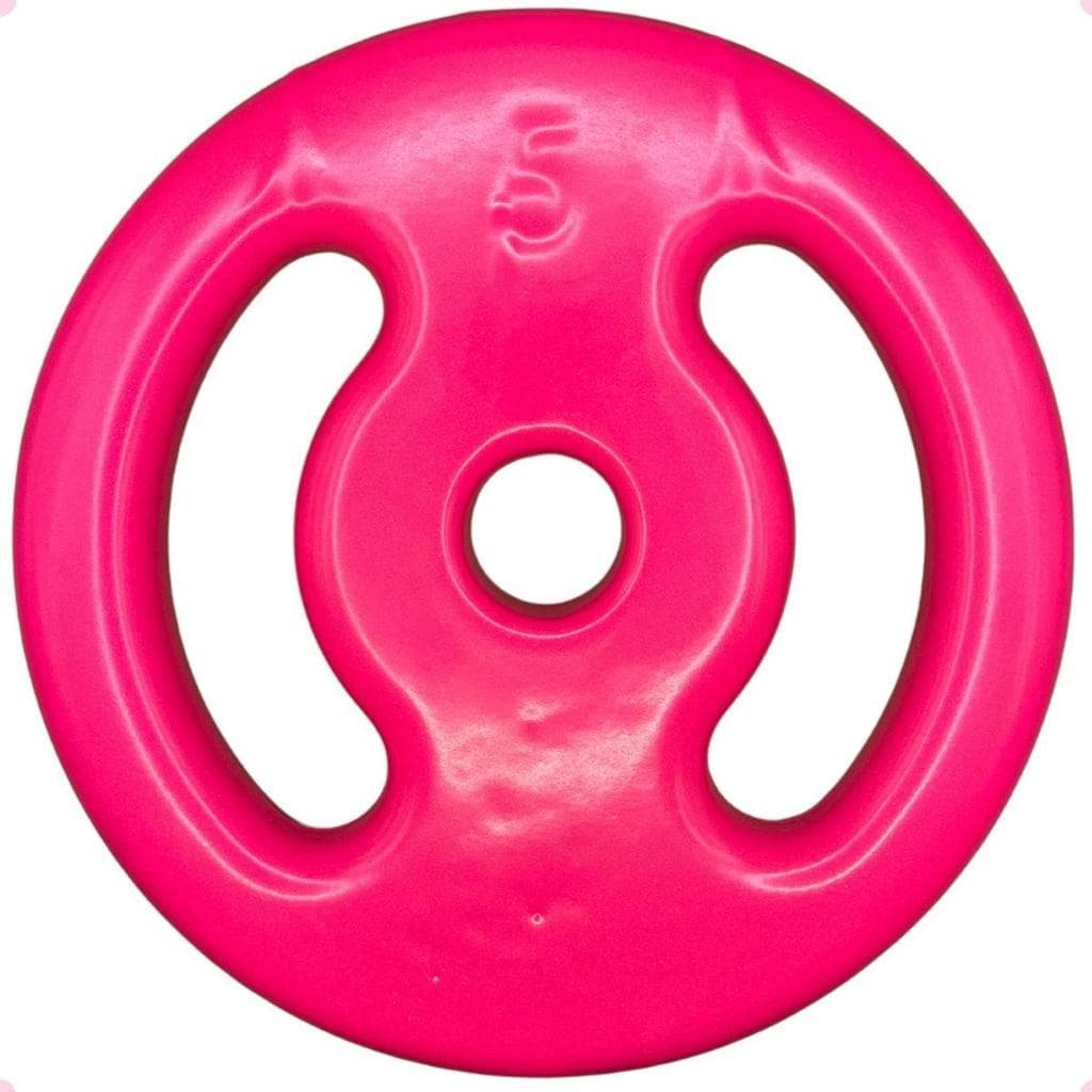 Anilha Emborrachada 5Kg - Rosa