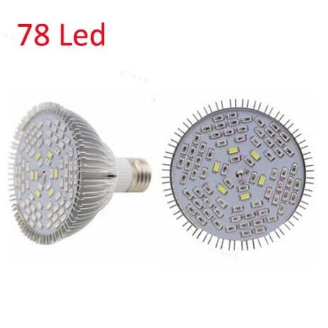 78 Led Planta Crescer Lâmpada E27 Corvo Luz De Alumínio Para Sistema Vegetal Hidropônico Caixa Crescente Tenda BR27B