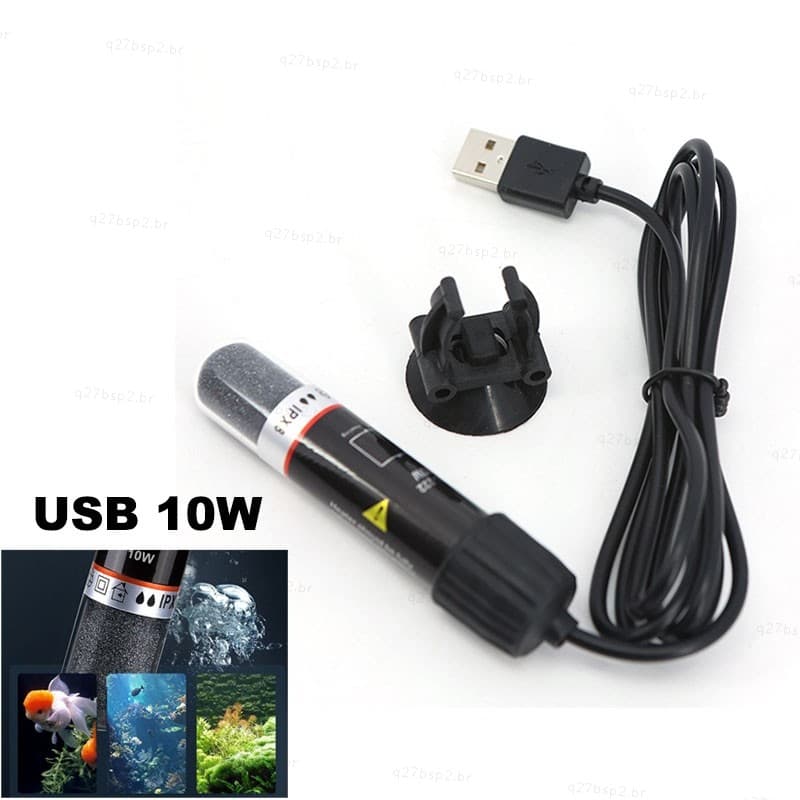 5V 10W USB Mini Haste De Aquecimento De Aquário Para Tanque De Peixes Pequeno 26 ° Aquecedor De Temperatura Constante C