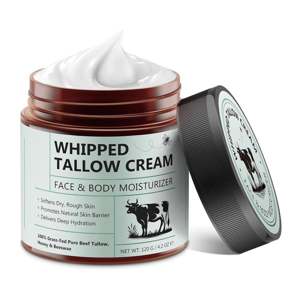 Bálsamo de Sebo de Boi - Bálsamo de sebo de boi para cuidados, 100% sebo de boi natural e orgânico, hidratado com mel, a