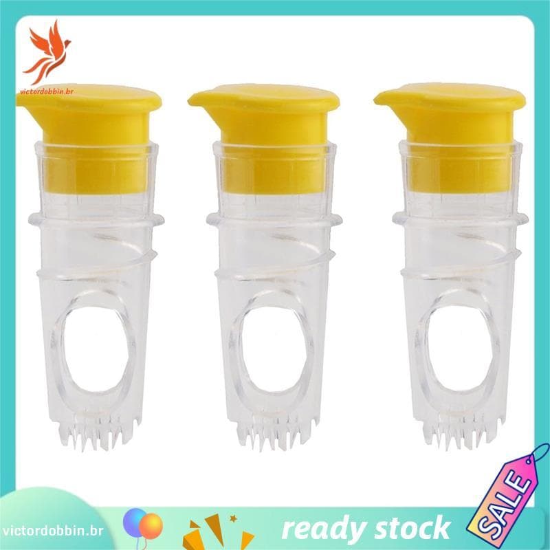 [victordobbin.br] 3 Peças Mini Espremedor Manual De Limão , Portátil Frutas Multifuncional Para Sua Cozinha