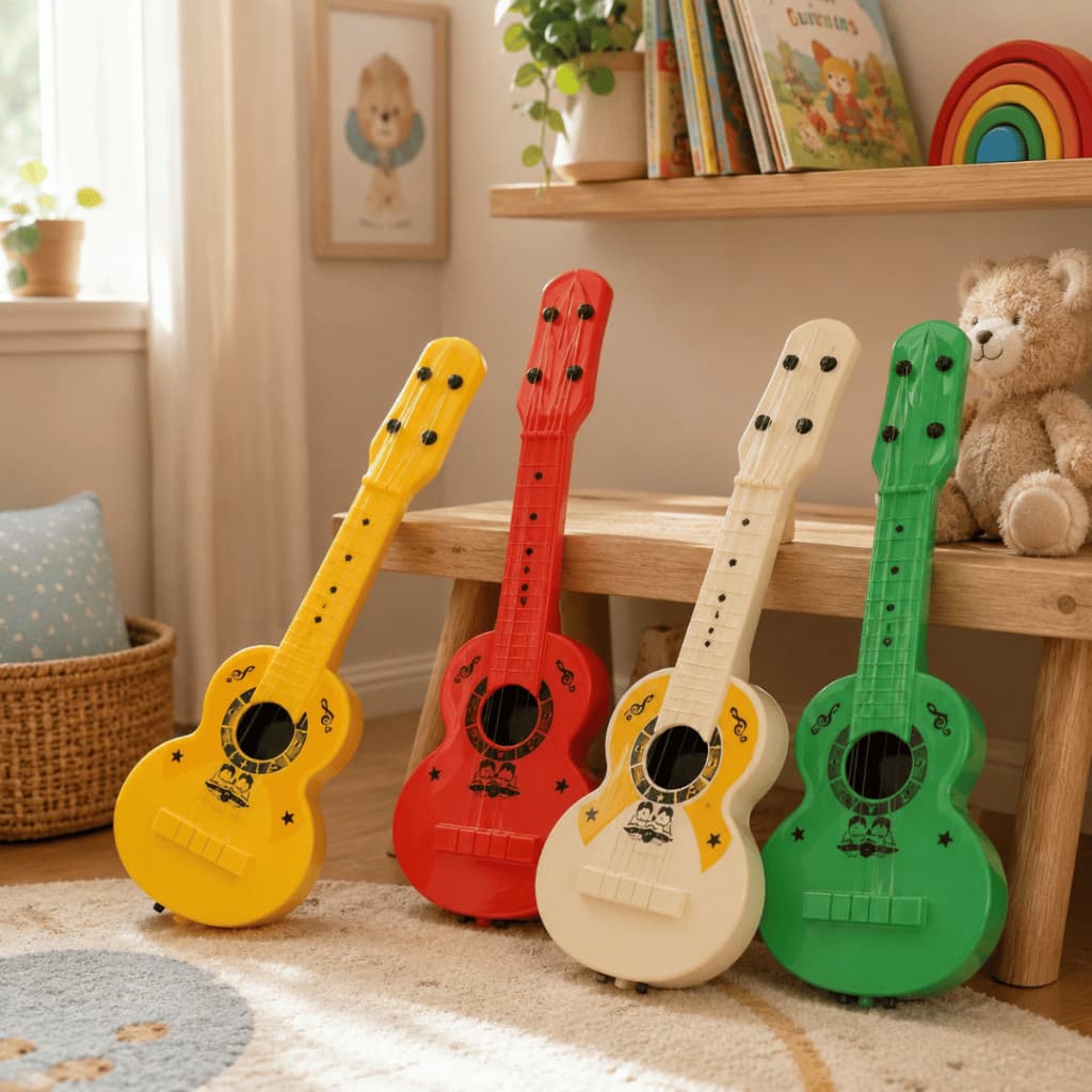 Violão Infantil Brinquedo Musical Cores Sortidas