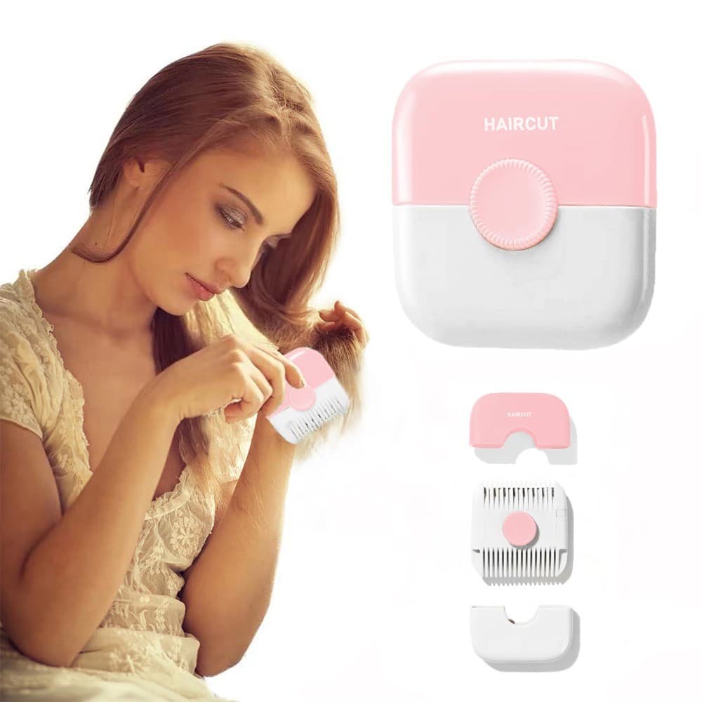 Aparador De Cabelo Manual Pente Dupla Face Navalha Ferramenta De Corte Portátil Estilo Para Mulheres Meninas