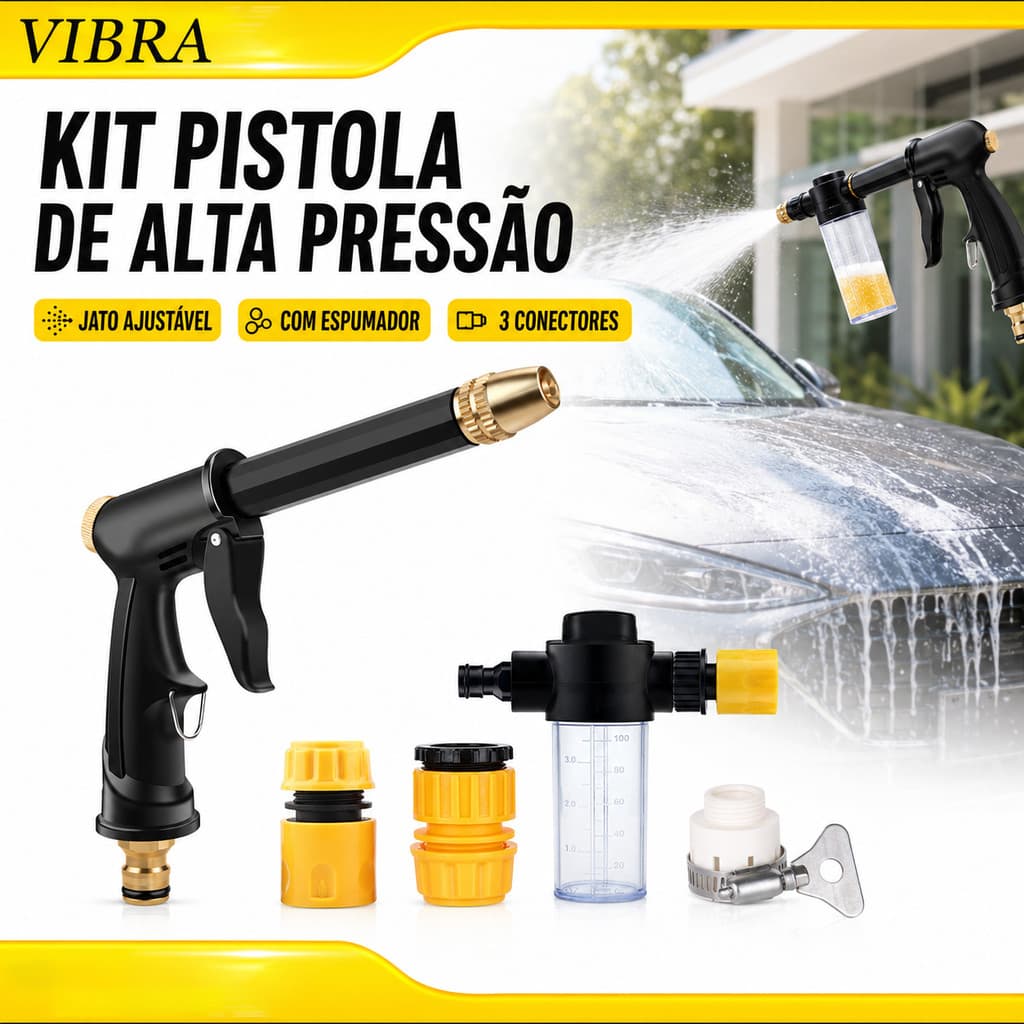 Bocal De Spray De Alta Pressão , Mangueira De Chuveiro , 6 Padrões , Bico Com Armazenamento De Espuma , Carpei