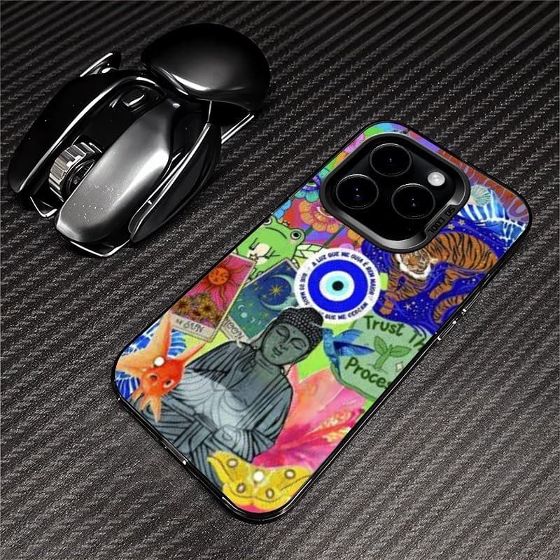 Capa iPhone14/15 série Capa personalizada para celular（260730）Estátua35