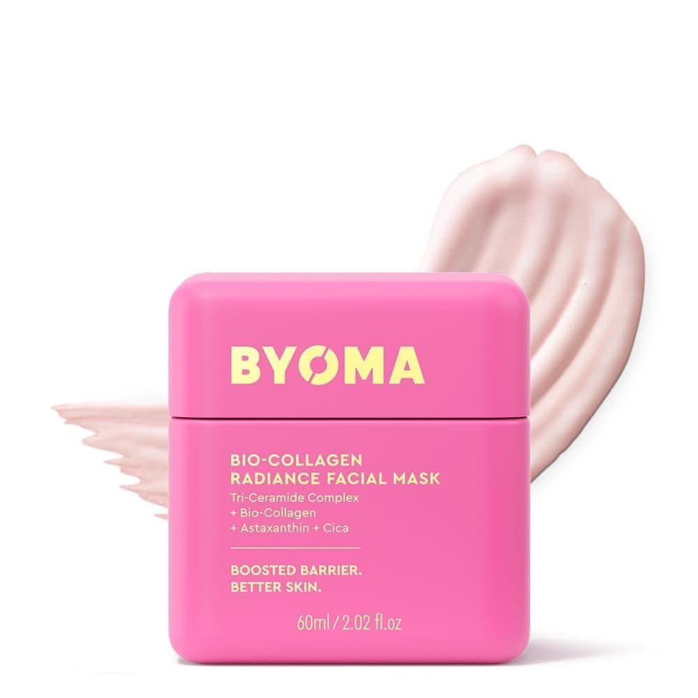 Máscara Facial Bio-Colágeno Radiance BYOMA - Máscara Líquida Transformadora para Pele de Vidro - Radiância Instantânea,