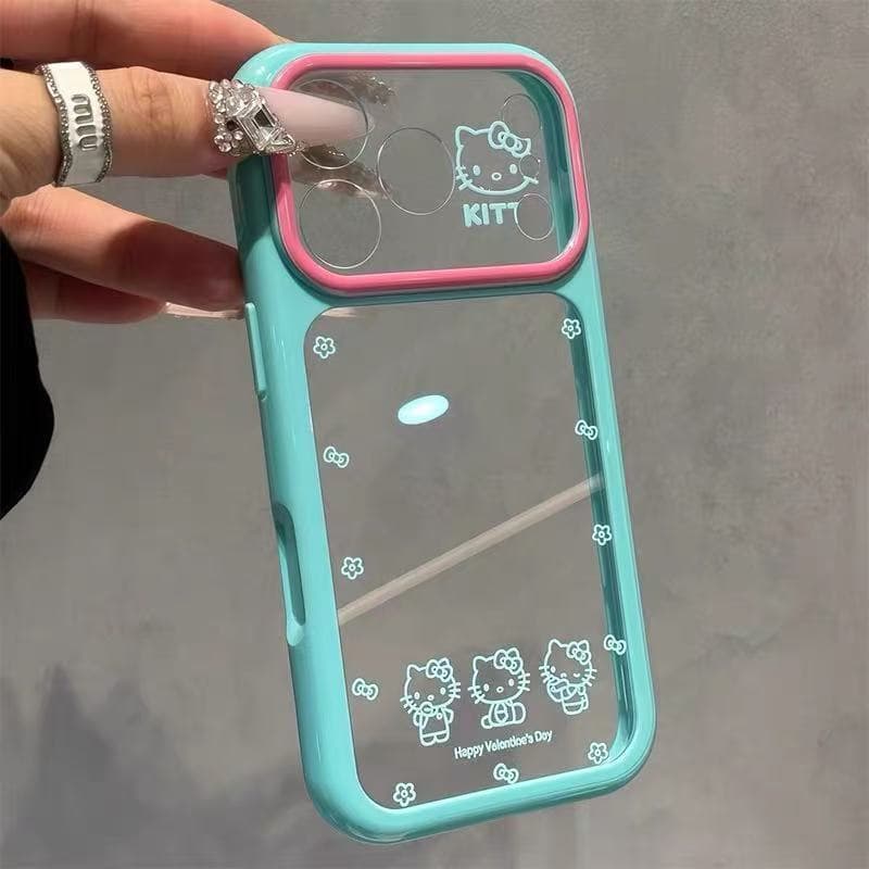 Applicable iPhone 17 Pro Max Two-color phone case，With large viewing window。for16/15/14 Pro Provides comprehensive prote