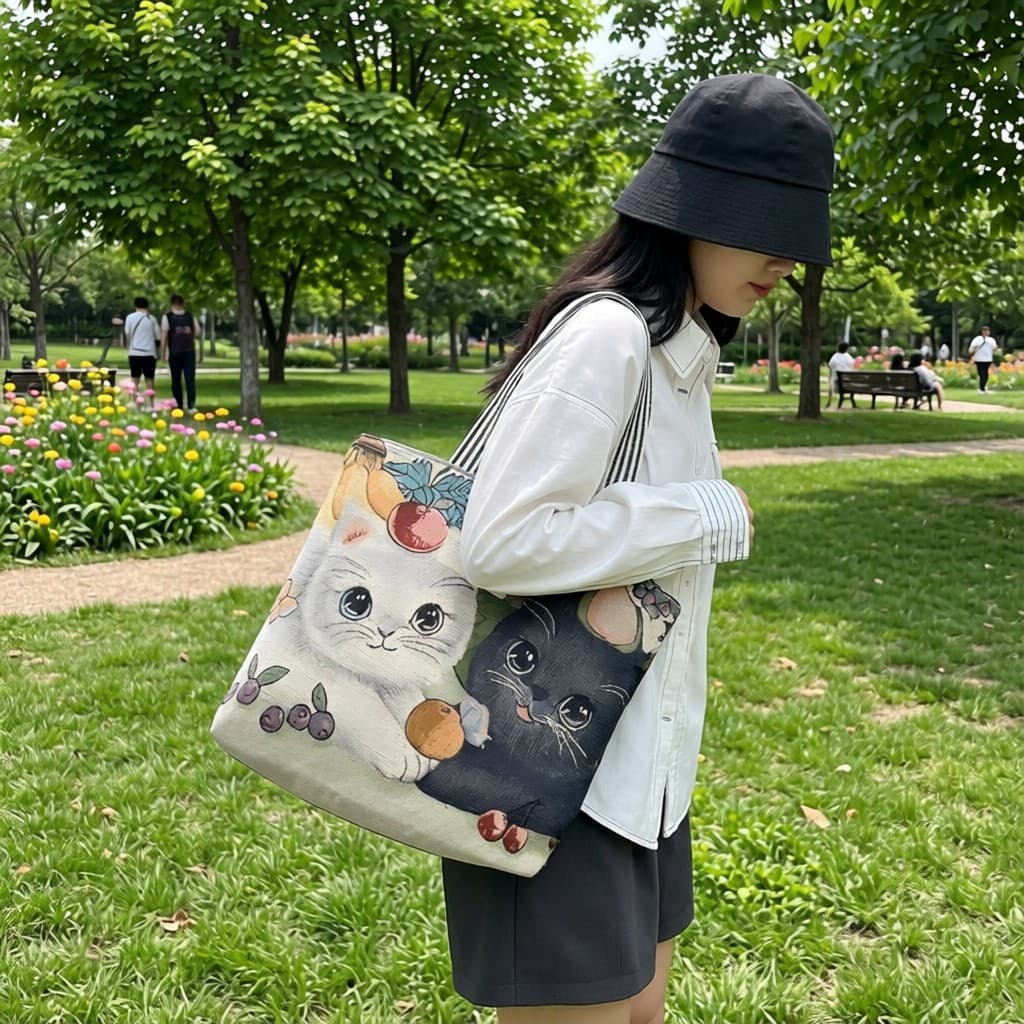 Bolsa de lona feminina moda saco de trabalho Commuter saco de lona bolsa grande bolsa de ombro feminino suporte