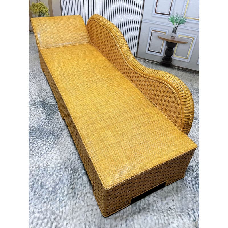 Indonésia ágata Real rattan cama Tata caramelo cadeira rattan concubina cama rattan reclinável preguiçoso sofá cama quar