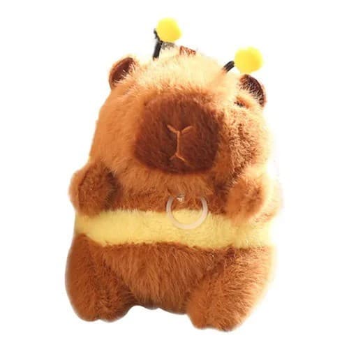 Chaveiro Capivara Abelha Voadora | Brinquedo Pelúcia | Fofa