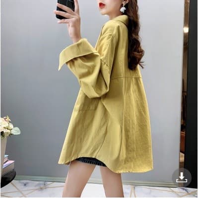 Design nicho camisa feminina outono inverno roupas 2021 novo estilo solto versão coreana All-Match ferramentas camisa ja