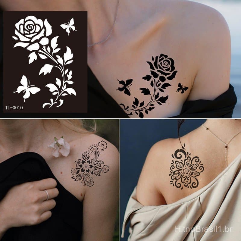 1 peça adesivo de tatuagem aleatório adequado para rosto braço decoração Material caixa misteriosa adesivo