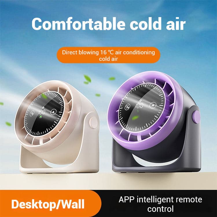 FSD-311 100 Velocidades Bladeless Controle De Toque Montado Na Parede Operação Silenciosa Ventilador De Circulação De Ar