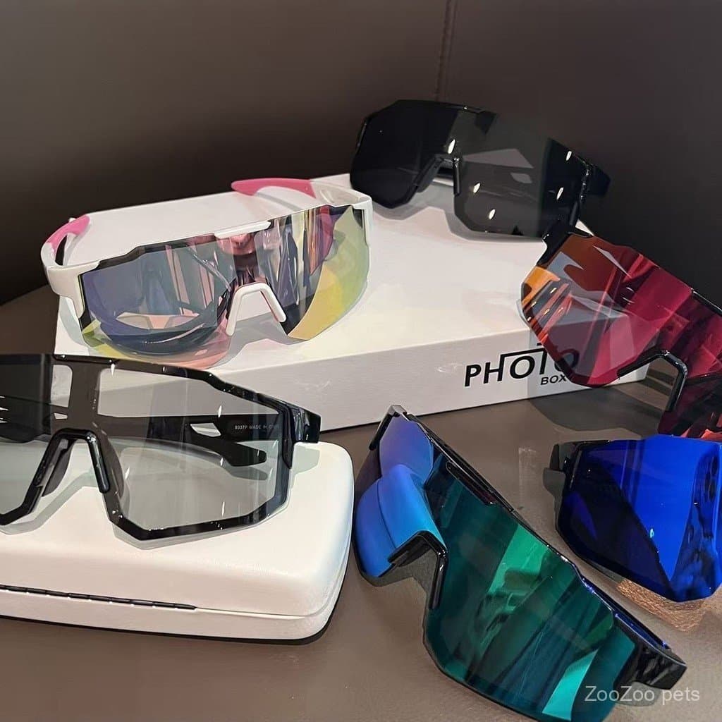 Novos óculos de sol polarizados para ciclismo ao ar livre para homens e mulheres, óculos esportivos coloridos à prova de