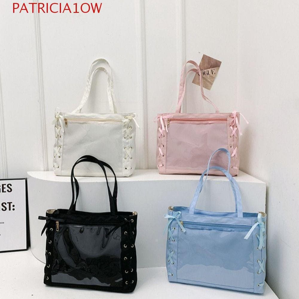 PATRICIA1OW Itabag Simples , Crachá Único Com Cadarço , Bolso Transparente , Bolsa De Ombro Exibição De