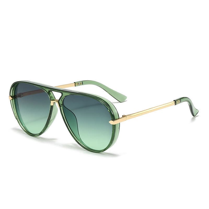 Nova moda óculos de sol All-Match influenciador mesmo estilo grande quadro sapo óculos Retro óculos de sol