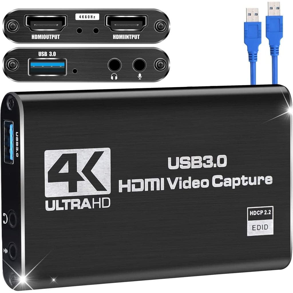 Placa De Captura 4k Usb 3.0 Hd 60 Fps Full Hd 1080p Pro