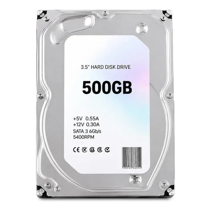 Hd 500gb 3.5 Sata Disco Rigido Desktop 5400rpm 6gbps