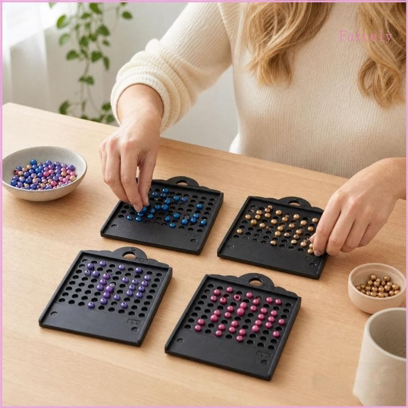 Conjunto De Ferramentas De Medição De Contas Falco De 8 Peças Com Slots De 3 Mm 4 6 8 Perfeitos Para Criação De Colar De
