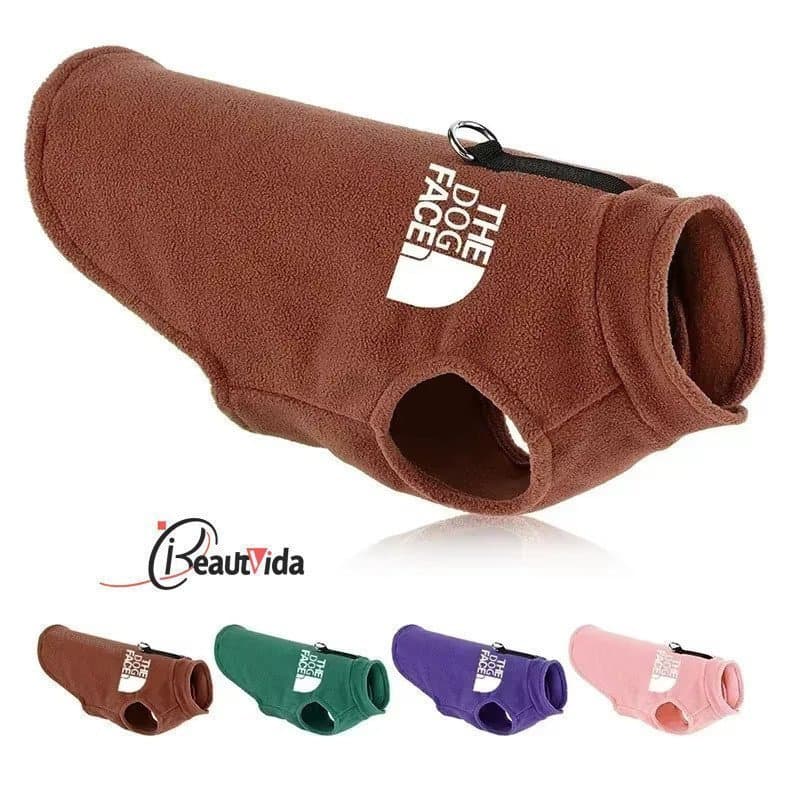 Roupas Para Cães De Estimação Outono Inverno Casaco Velo Quente Camisola Colete Pequenos Chihuahua Bulldog Jaquetas Traj