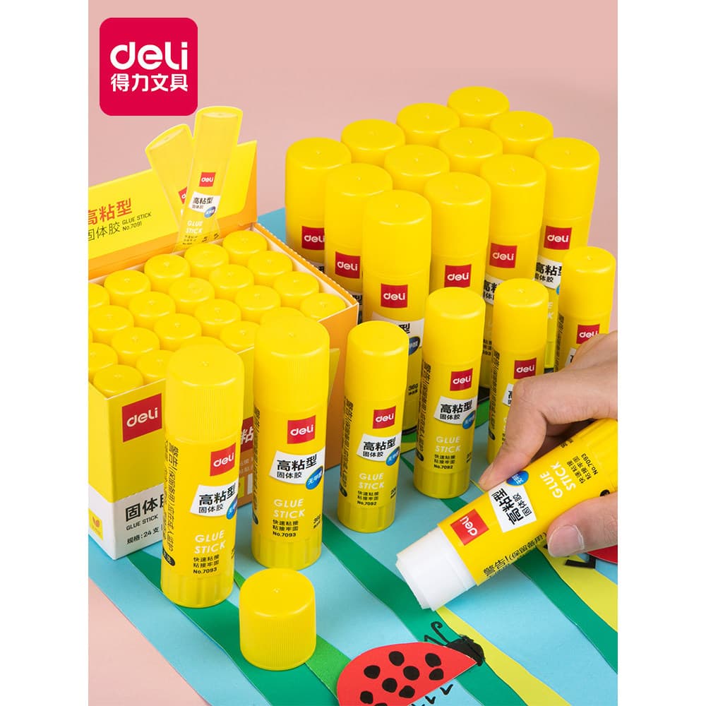 Deli Glue Stick Cola Sólida Jardim de Infância Sem Formaldeído Crianças Artesanais Alunos da Escola Primária Dedicado Nã