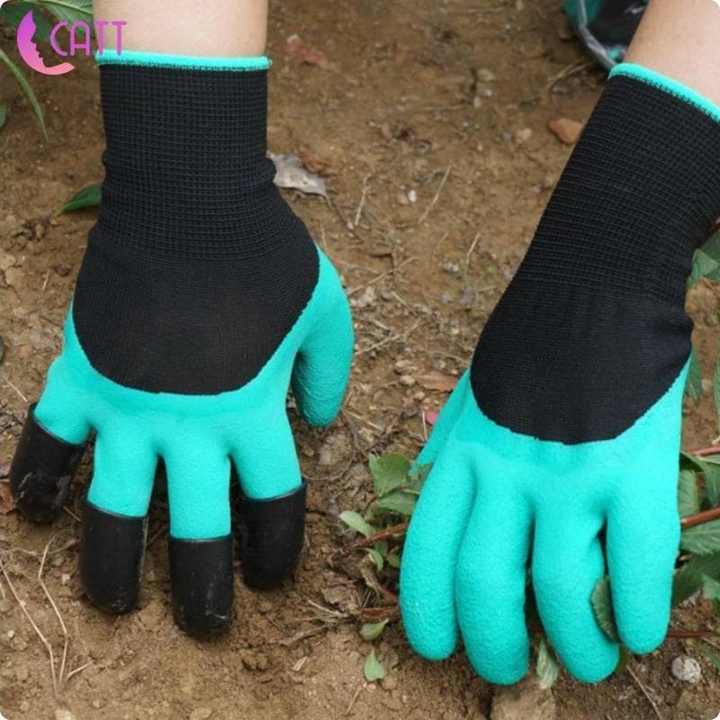 [Dadada2] Luvas De Jardinagem Texturizadas Luva De Trabalho Durável À Prova D'água Proteção Espessa Antiderrapante Para