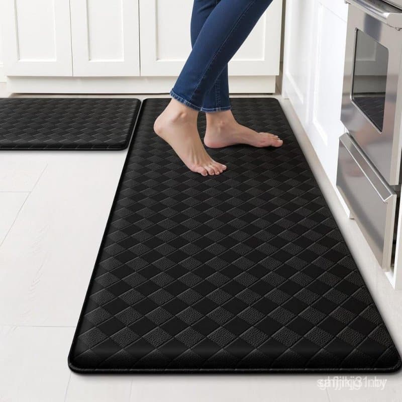 Tapete de cozinha TranquilRelax, conjunto de 2 tapetes de cozinha, tapete de cozinha anti-fadiga com almofada de amortec