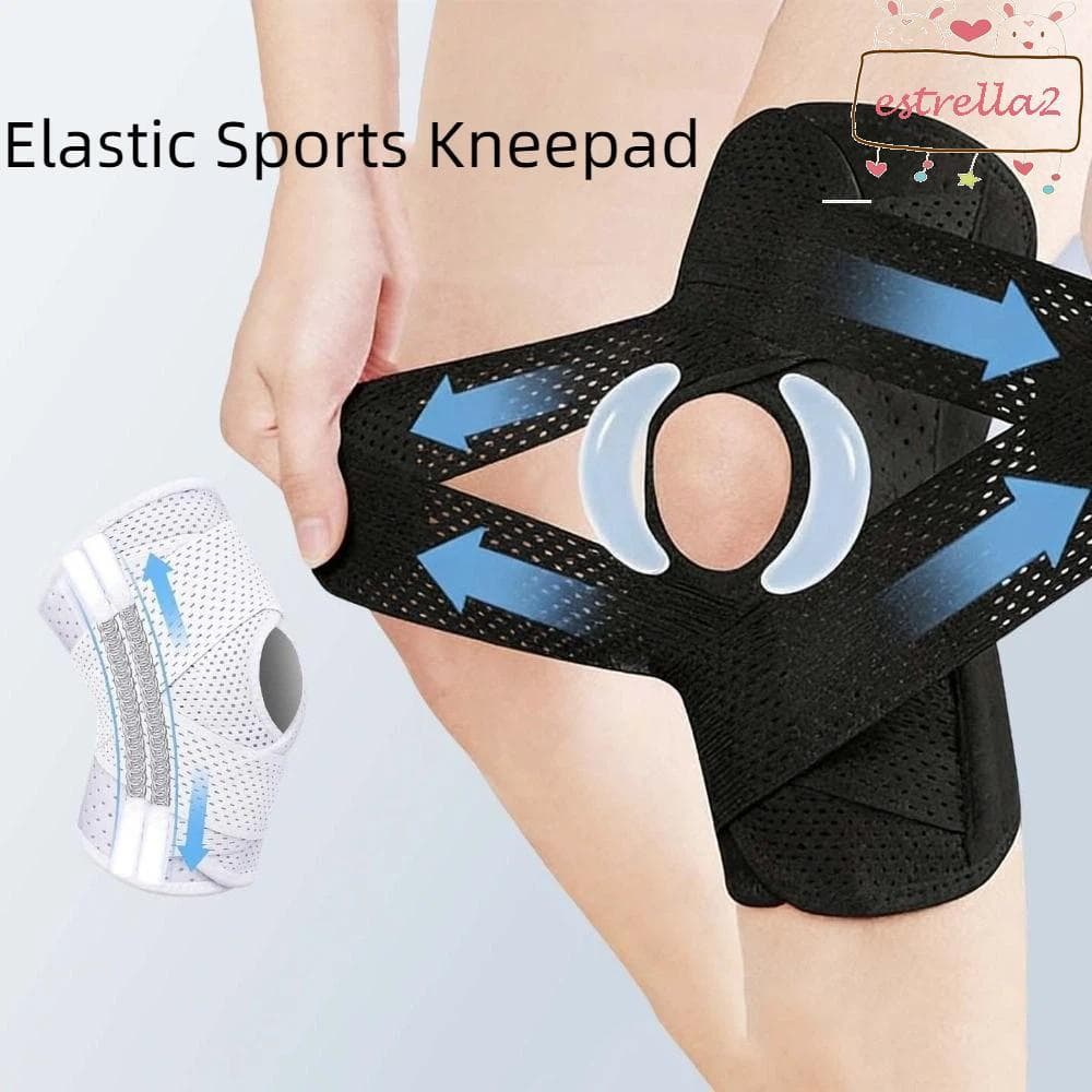 Joelheira Esportiva Elástica AESTRELLA , Manga De Joelho De Compressão Ajustável , Joelheiras Esportivas Antiderrapantes