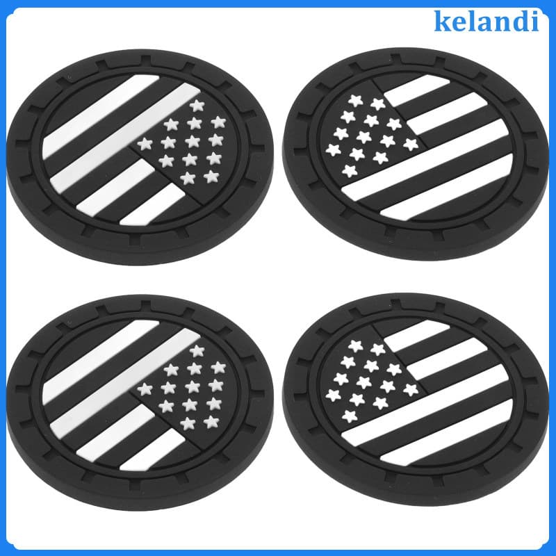 ☕ 4PCS - Suportes de Borracha Preta Duráveis - Acessórios Práticos