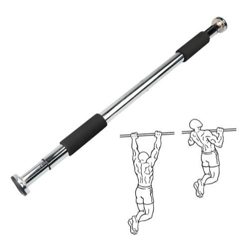 Barra Fixa Flexão Para Porta Apoio Regulável 60 a 100 Cm