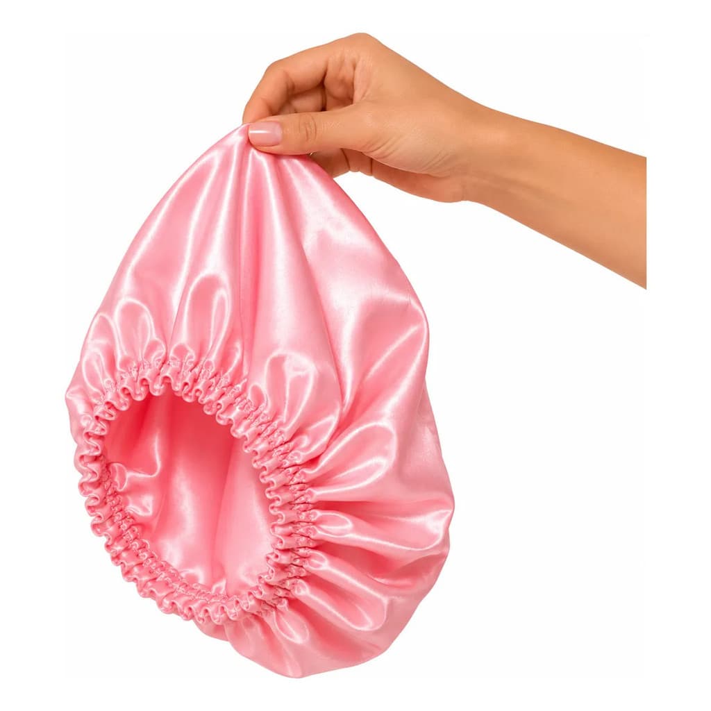Touca De Cetim Para Cabelo Antifrizz Conforto Proteção Noite