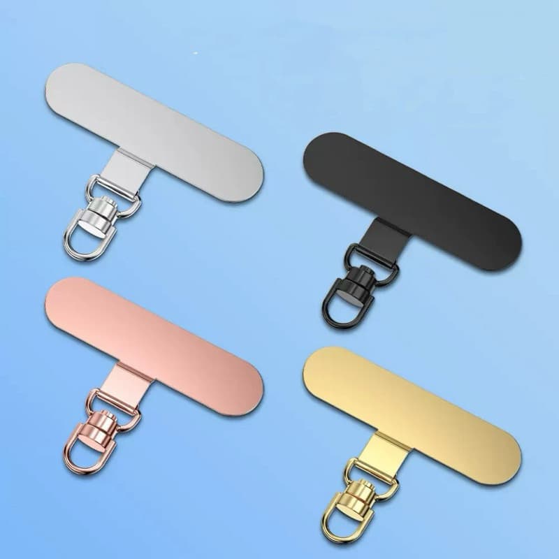 Adaptador Metálico 360 °     Suporte universal para cordão de celular