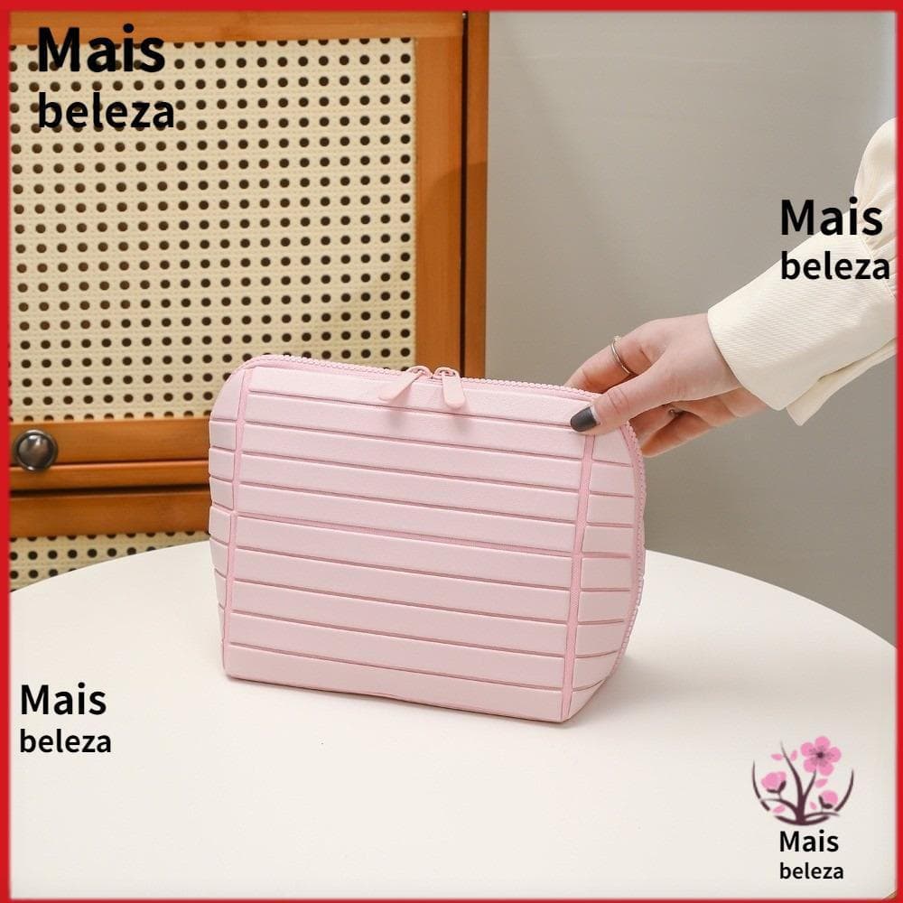 Bolsa De Maquiagem Para Viagem MAXBEAUTY , Cosmética De Grande Capacidade Com 27 Bolsos Higiene Portátil Durável