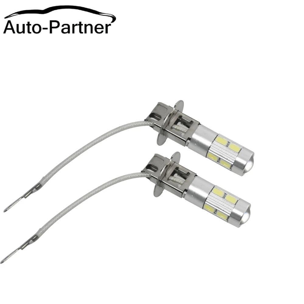 2 Pçs H3 Lâmpada Led Luzes De Nevoeiro Do Carro Alta Potência 5630 SMD Auto Leds Lâmpadas Luz Source12V 6000K Farol