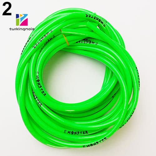 ZTUR_ Universal Motocicleta Bicicleta 1M Gasolina Mangueira De Combustível Tubo De Óleo De Gás 5mm I/D 8mm O