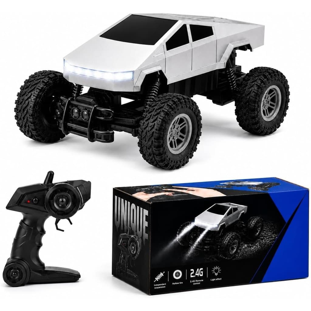 Carro De Controle Remoto , Caminhão RC 1 : 18 Para Crianças , Brinquedo De Captação De 2.4 Ghz , Veículo Off Road Todo T