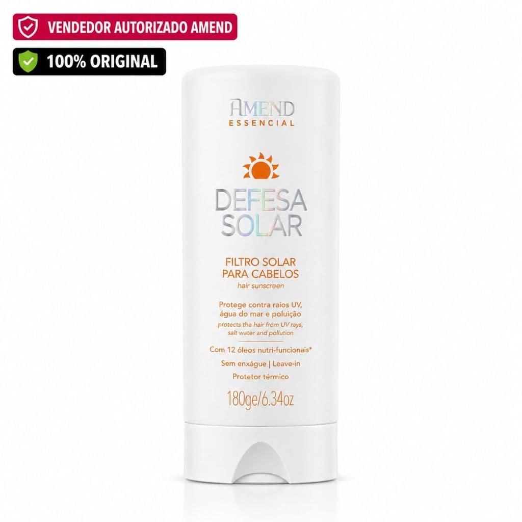 Filtro Solar para Cabelos Amend Essencial Defesa Solar 180G - LANÇAMENTO