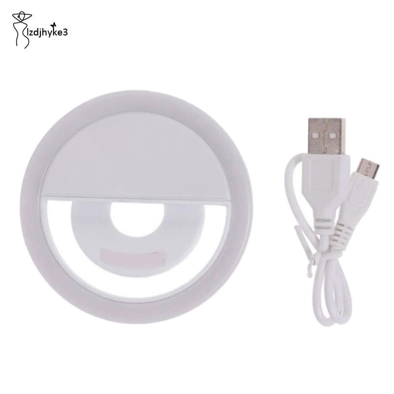 [lzdjhyke3] Selfie Ring Light 3 Níveis De Brilho Ajustável Clip-on Vedio Lights Tablet
