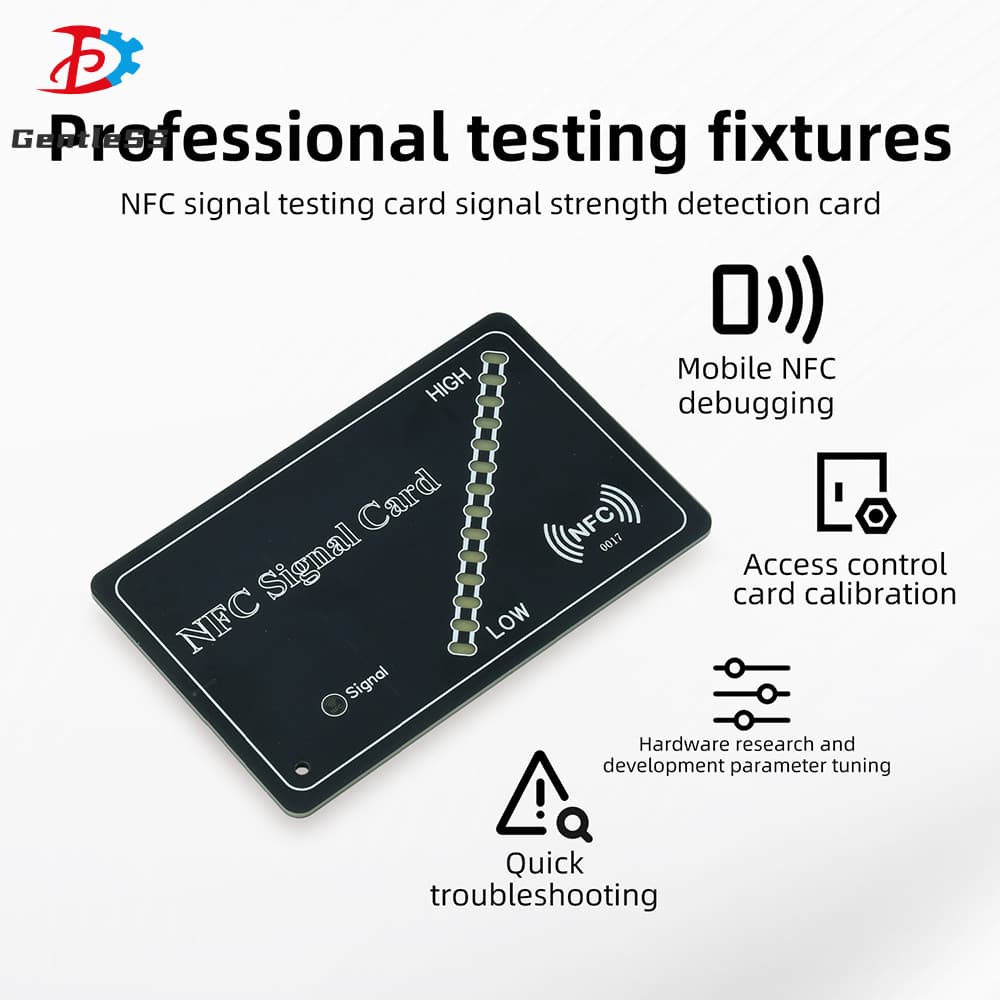Cartão De Teste De Sinal NFC , Detecção De Força Módulo V1.1